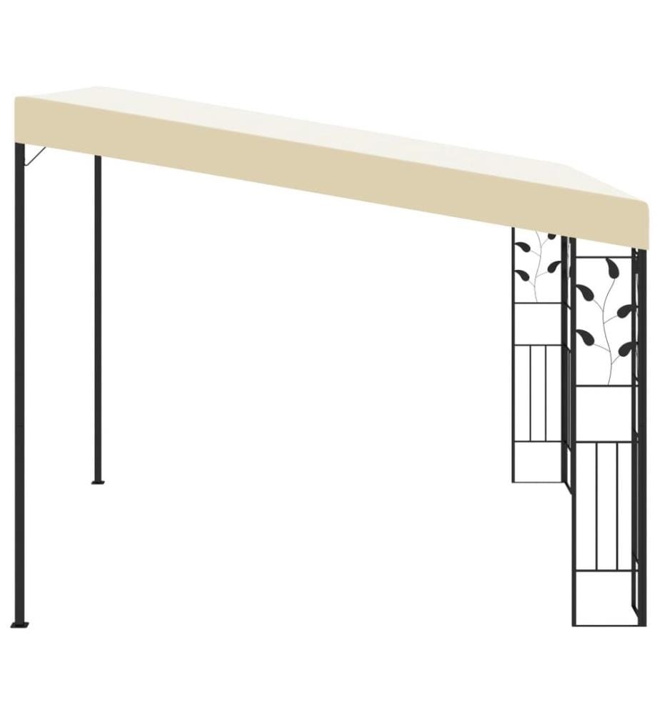 Wand-Pavillon 3x3x2,5 m Cremeweiss