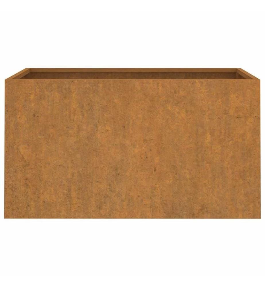 Jardinière 62x40x39 cm acier corten