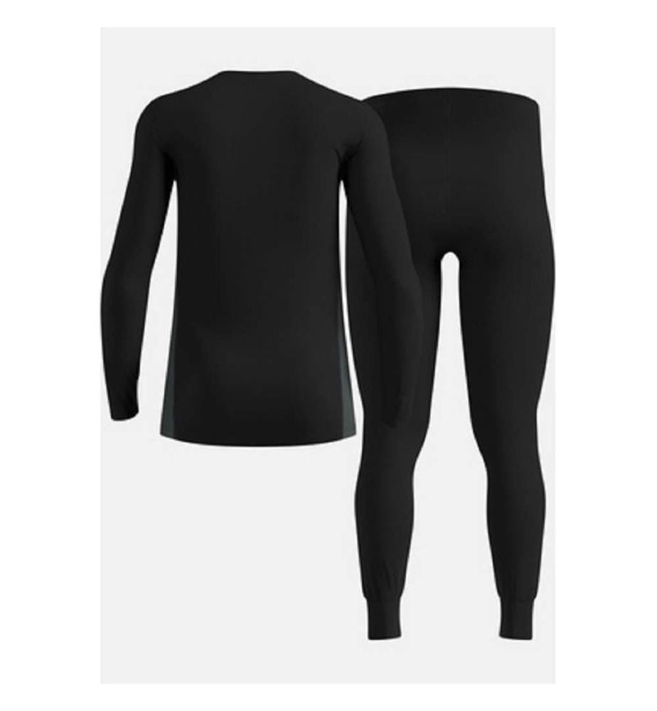Active Warm Herren Base Layer Set - Grau und Schwarz
