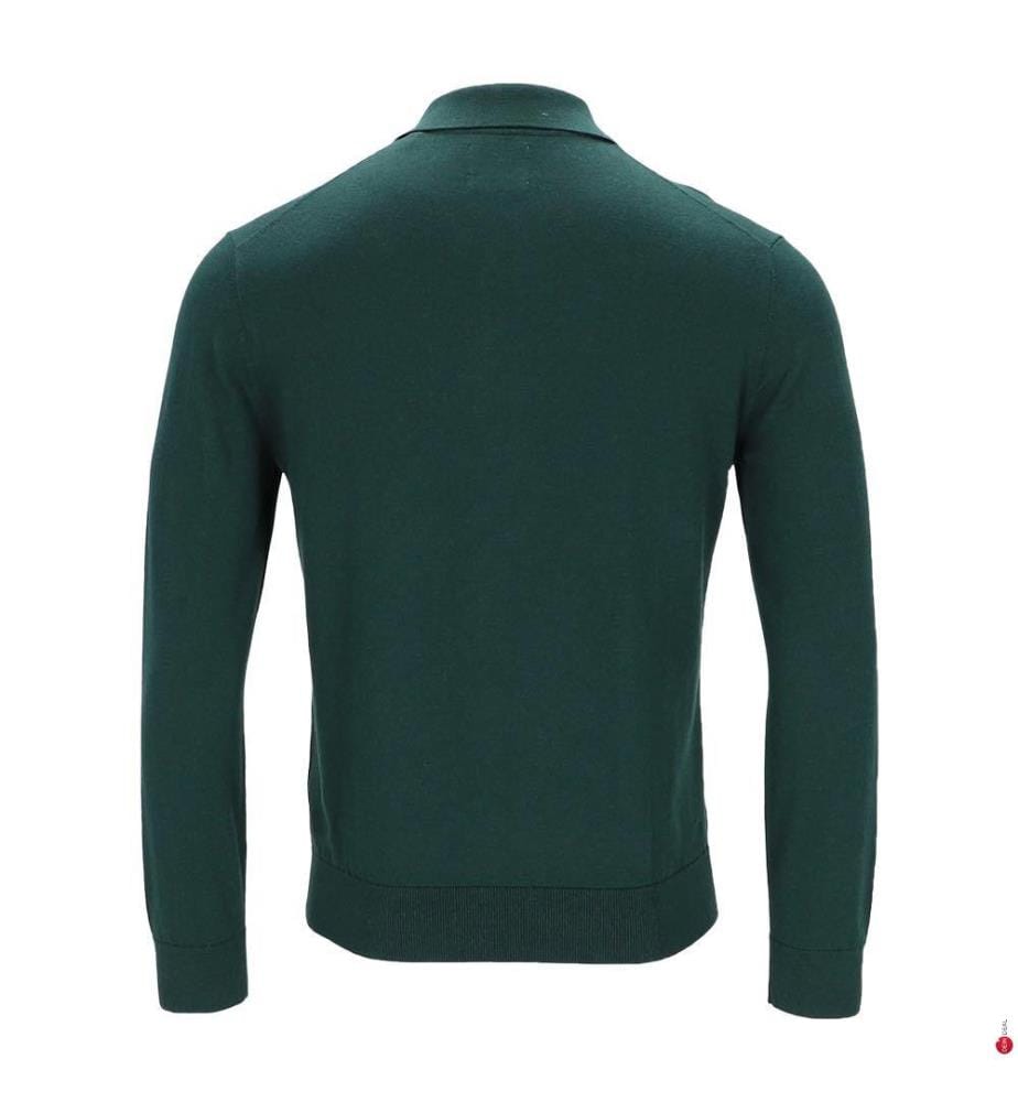 Polo en Cachemire - Vert