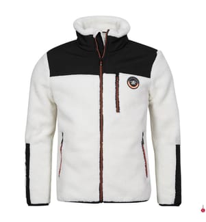 Caforn Fleece-Jacke - Creme
