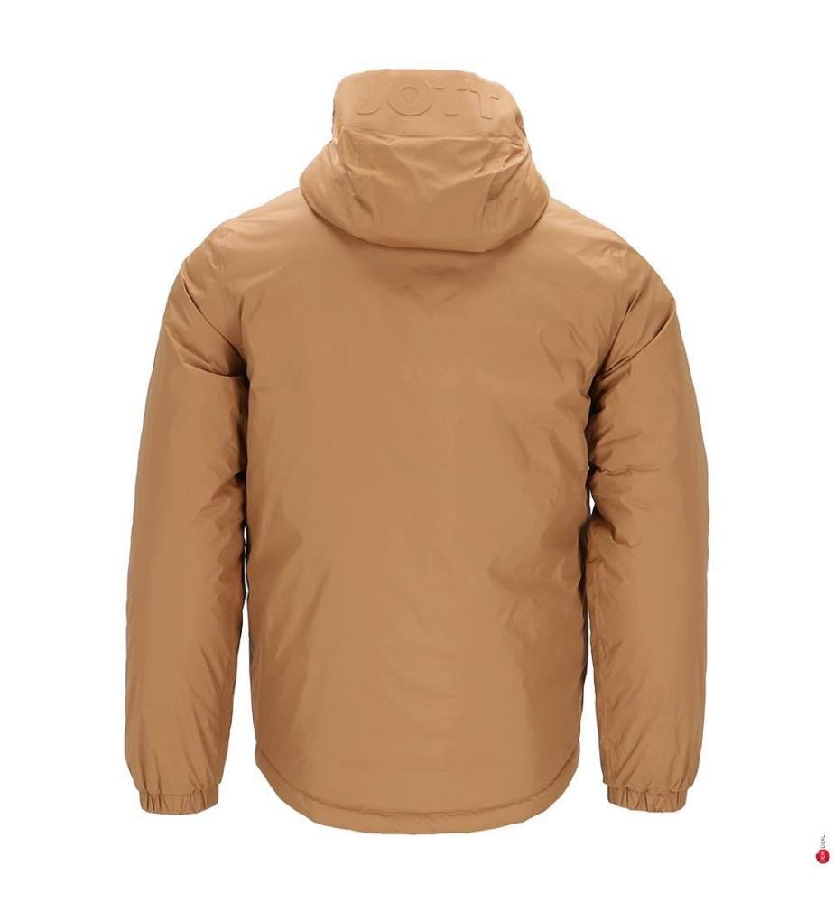 Brummen Reversible Daunenjacke - Braun und Beige