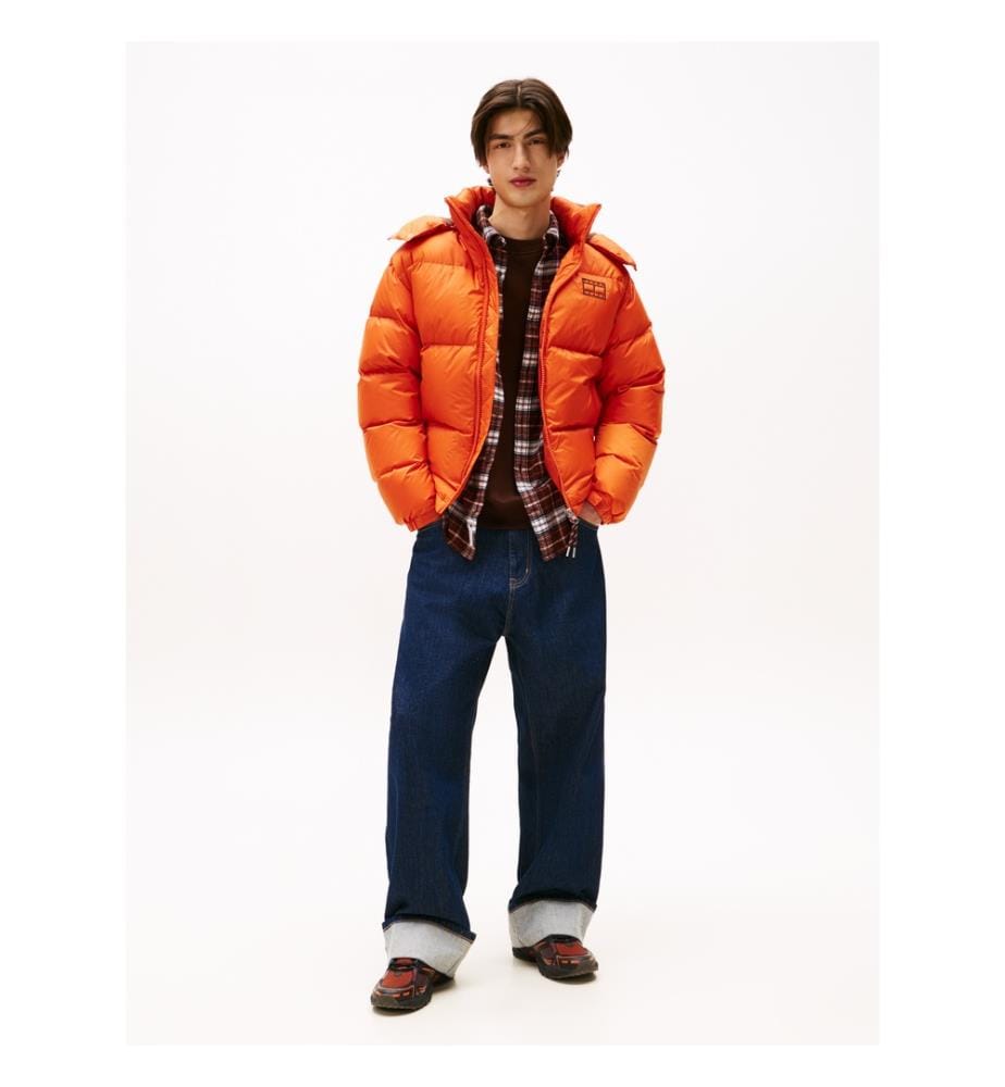Daunenjacke Alaska Ripstop Wasserabweisend - Orange