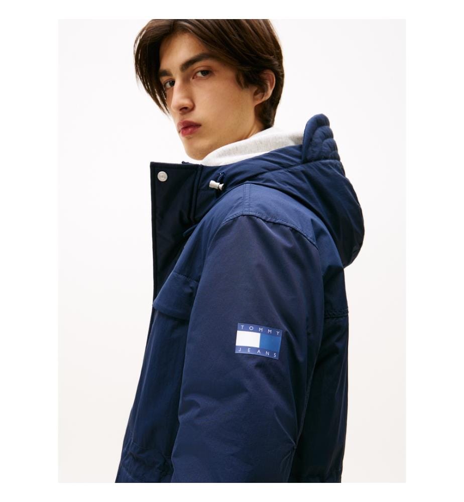 Wasserdichter Und Bequemer Parka Mit Futter - Marineblau