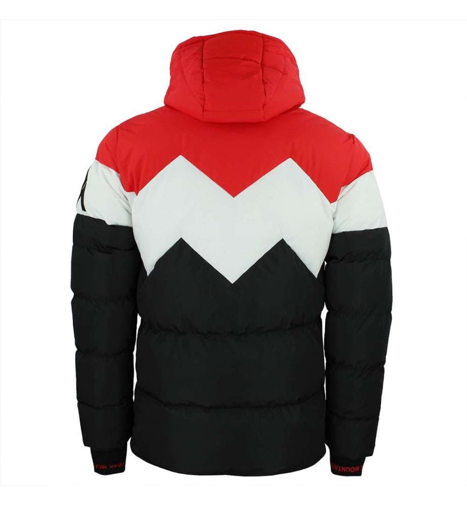 Cerulis Ski Daunenjacke - Rot und Schwarz