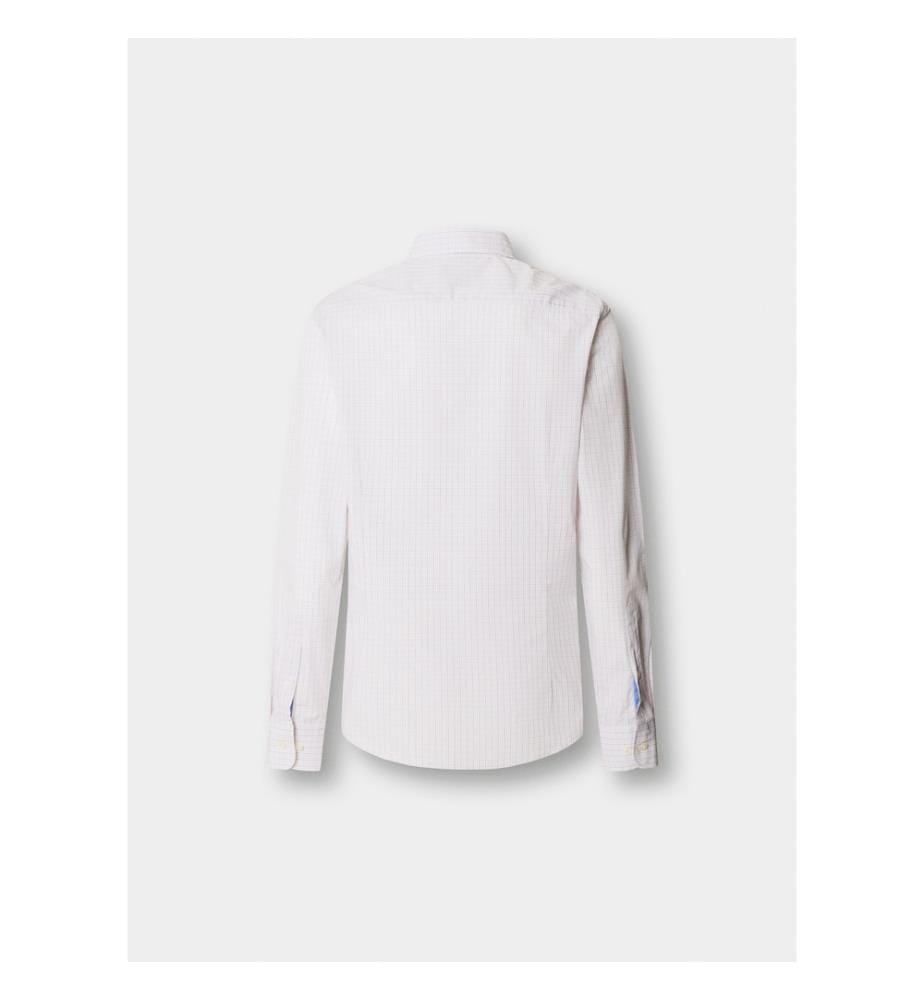 Hemd Tattersall Grid - Blau