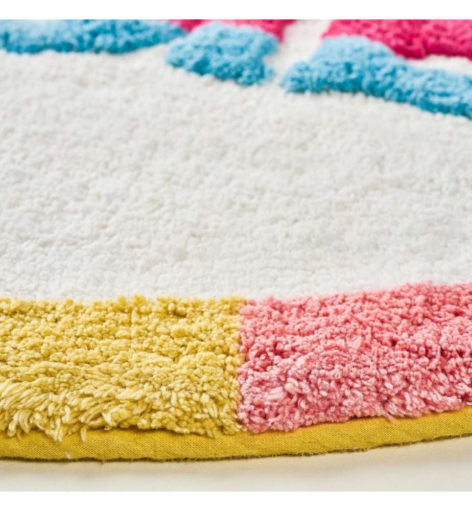 Badematte, Creme, 100 % Baumwolle