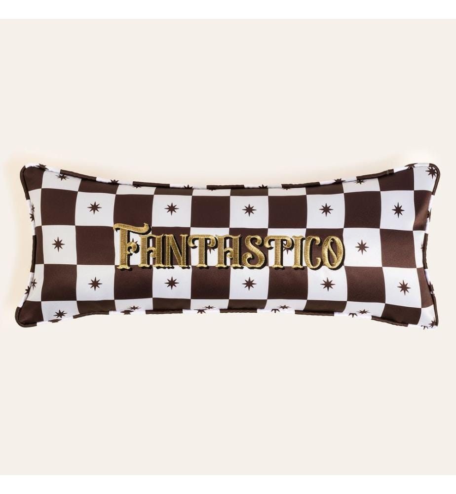 Kissen, Schwarz, Ecru, 100 % Polyester