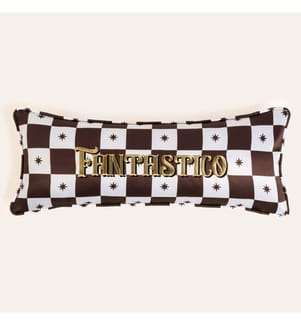 Kissen, Schwarz, Ecru, 100 % Polyester