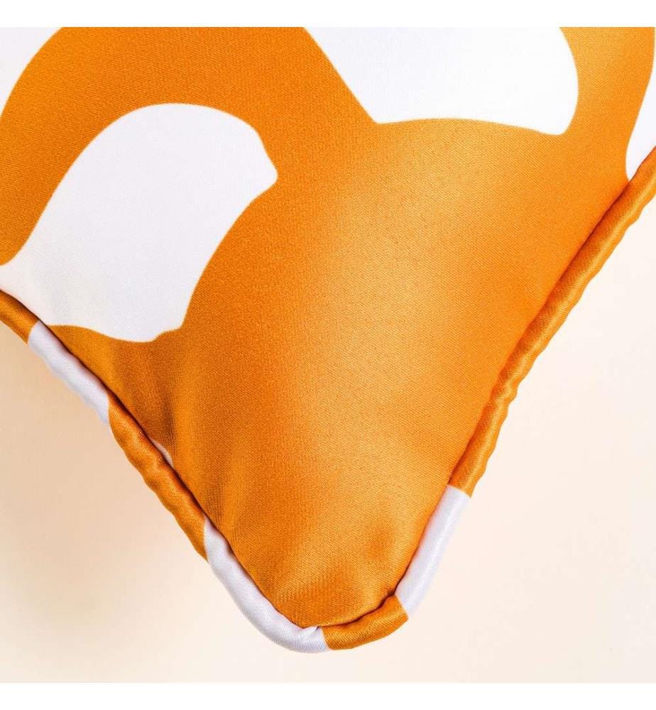 Kissen, Ecru, Gelb, 100 % Polyester