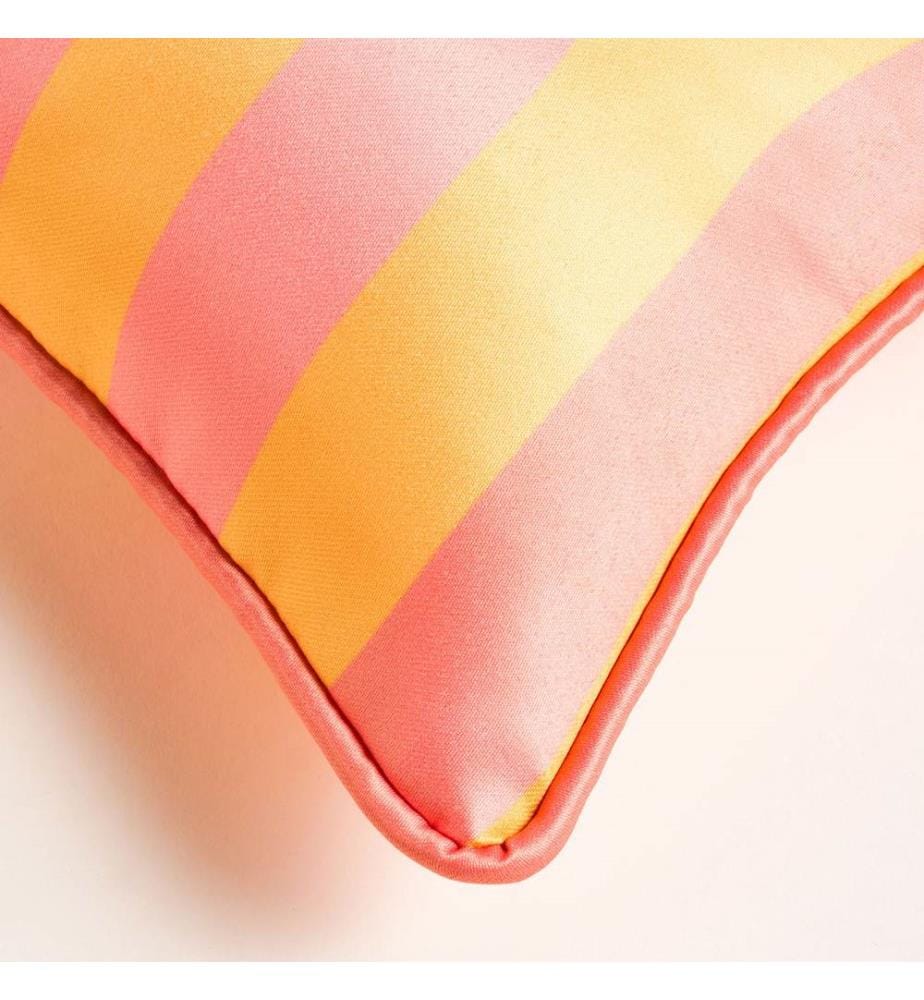 Kissen, Lachsfarben, Gelb, 100 % Polyester