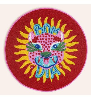 Tovaglietta rossa, 90% vetro / 10% poliestere