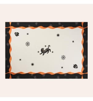 Tischdecke, Ecru, 100 % Polyester