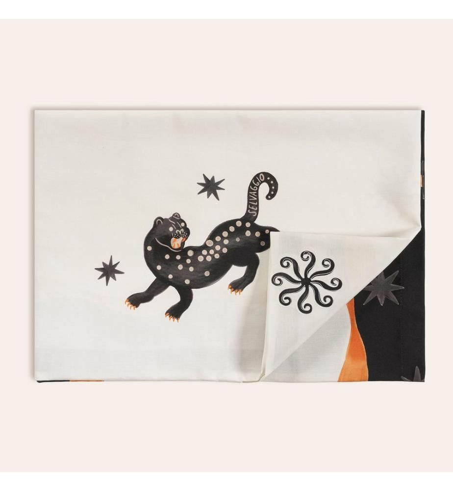 Tischdecke, Ecru, 100 % Polyester