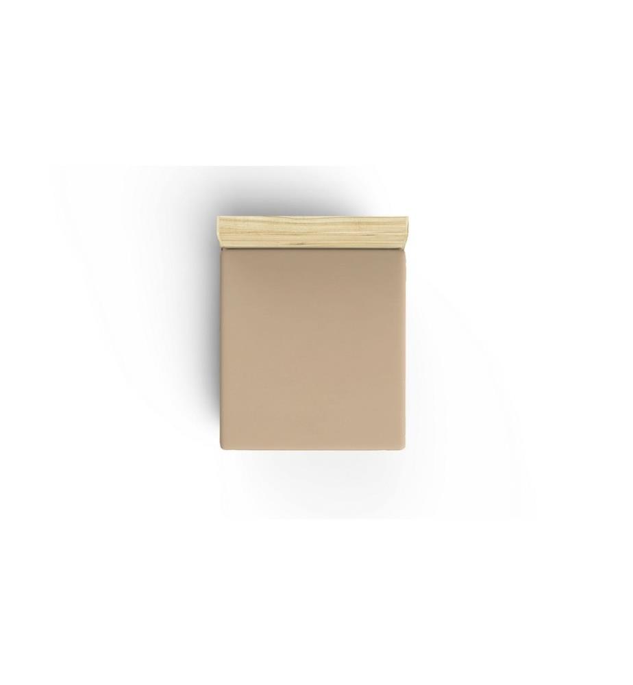 Ranforce Super King Spannbettlaken, Beige, 100% Baumwolle
