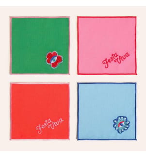 Tovagliolo multicolore, 100% poliestere