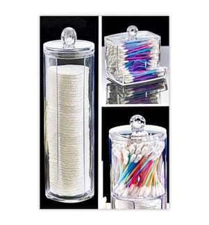 Make-up-Organizer, transparent, 100 % Acryl