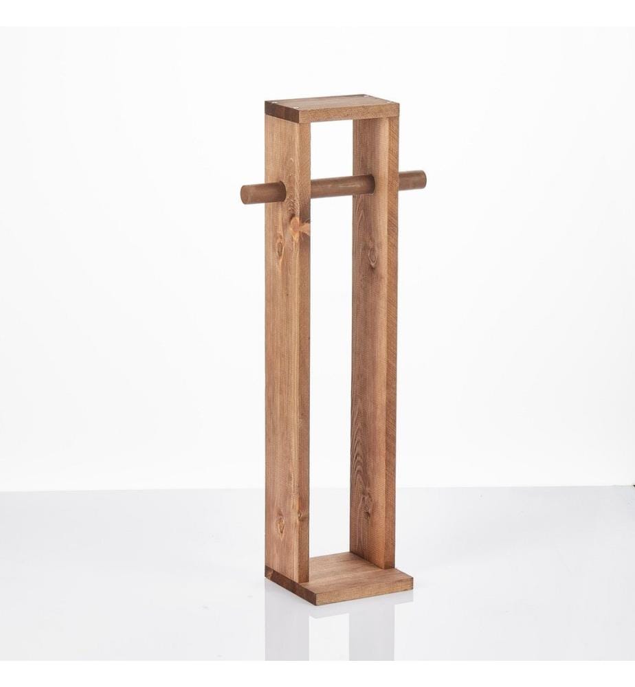 Toilettenpapierhalter, Natur, Toilettenpapieraufhänger, Holzkorpus