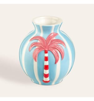 Vaso blu, 100% ceramica