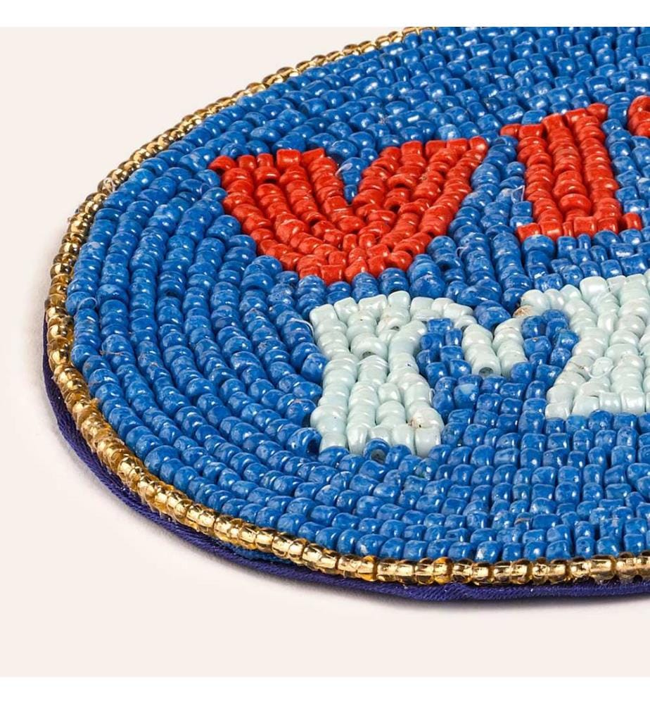 Tovaglietta, blu navy, 90% vetro / 5% poliestere / 5% cotone