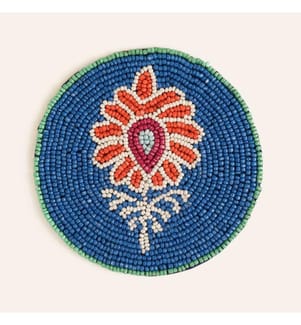 Tappetino in vetro, multicolore, 90% vetro / 5% poliestere / 5% cotone