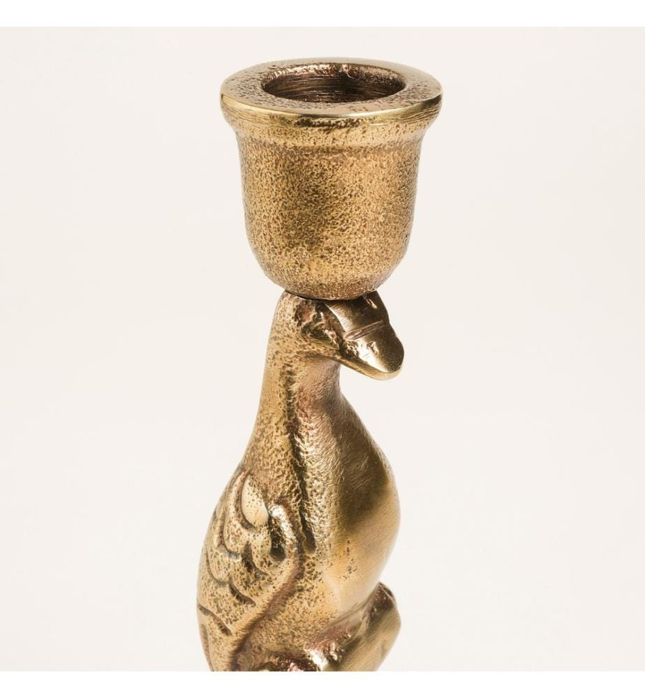 Kerzenständer, Antikmessing, 100 % Aluminium