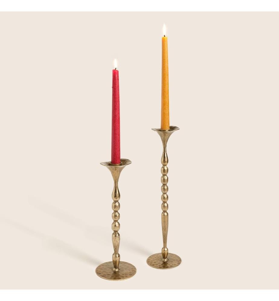 Kerzenständer, Antikmessing, 100 % Eisen
