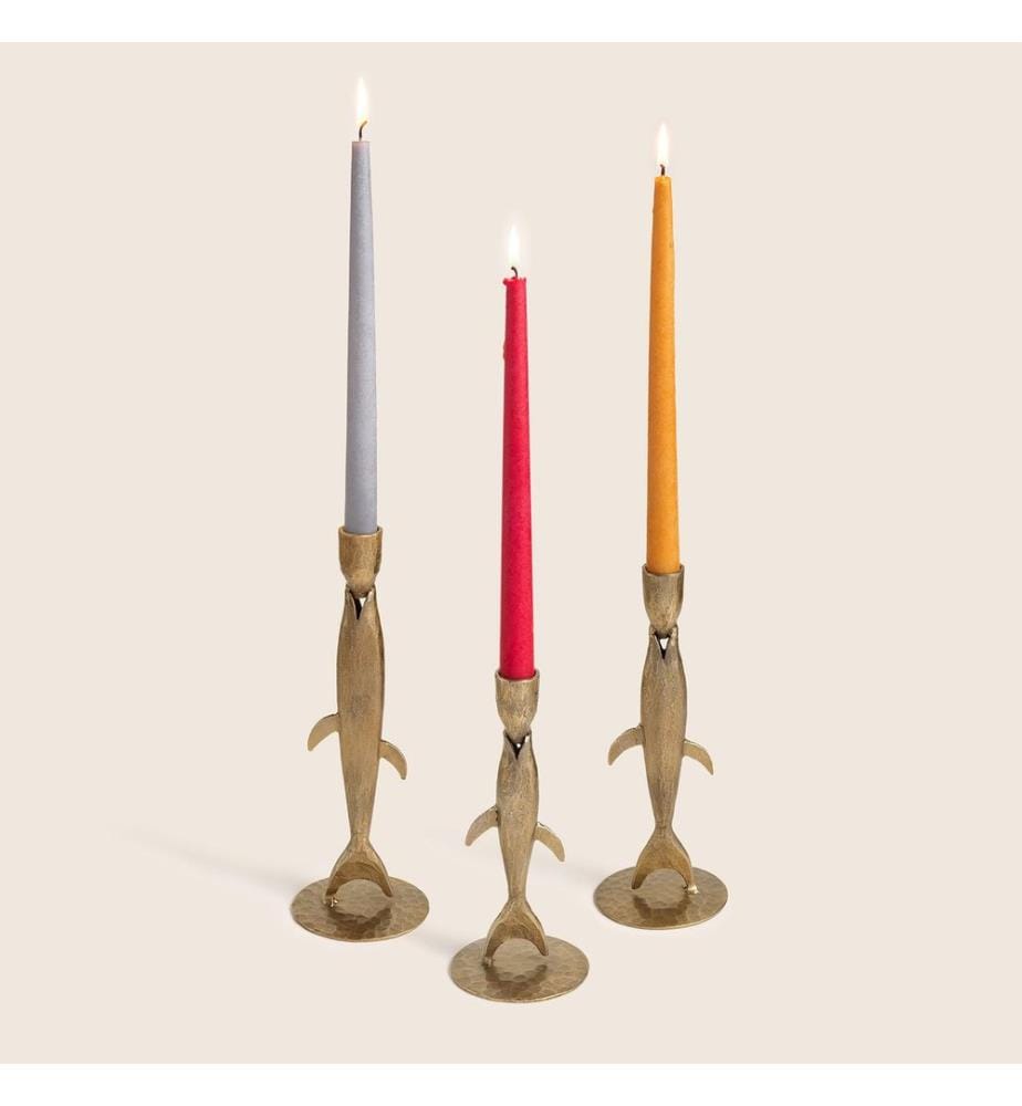 Kerzenständer, Antikmessing, 100 % Eisen