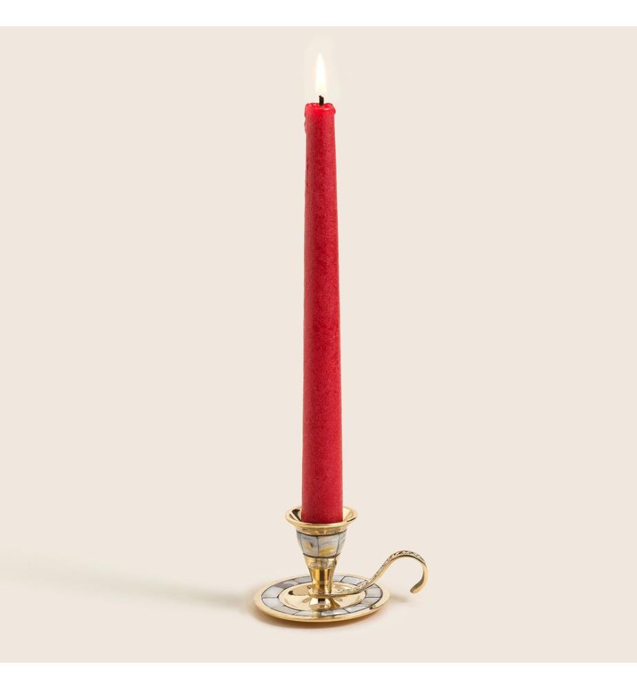 Kerzenständer, Messing, Perle, MESSING / PERLE