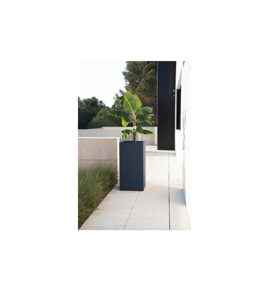 HERSTERA - Pflanzentopf Metal Planter Column, Anthrazit