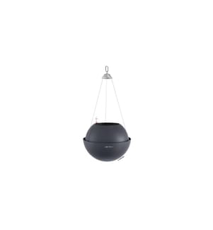 LECHUZA - Pot de fleur Bola Color 32, Noir