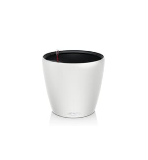 LECHUZA - Pflanzentopf CLASSICO Color LS 28 - Komplettset Weiss