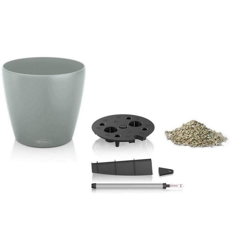 LECHUZA - CLASSICO Color Eco 18 Komplettset Dunkelgrau