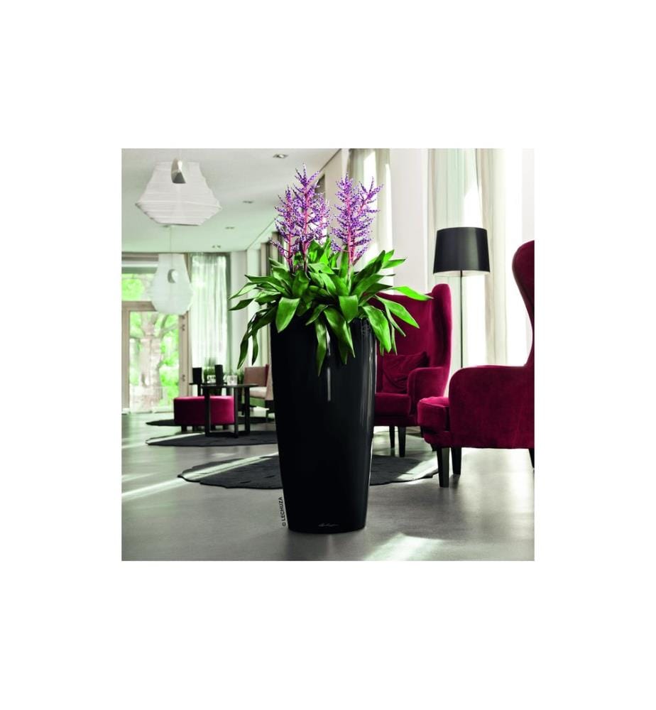 LECHUZA - Set per l'irrigazione RONDO Premium 40 Noir brillant