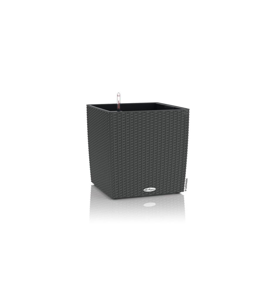 LECHUZA - Blumentopf Cube Cottage 40 Granit