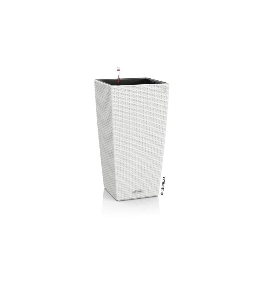 LECHUZA - Blumentopf Cubico Cottage 30 Weiss