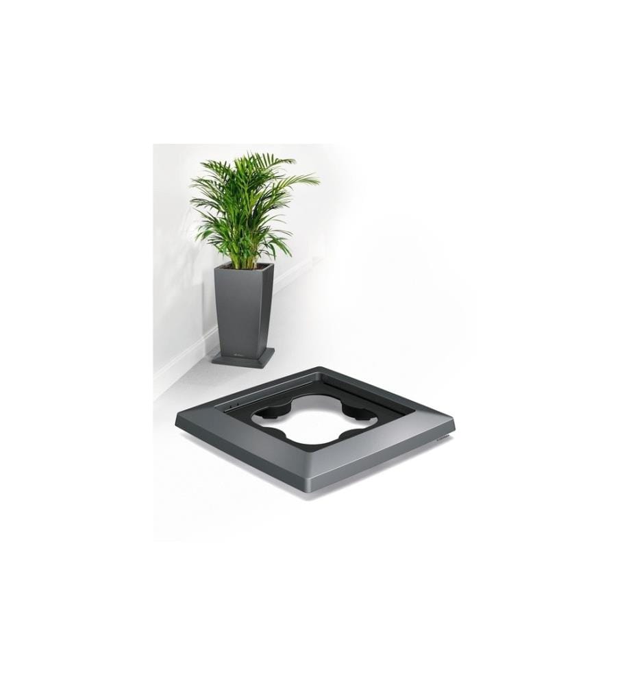 LECHUZA - Rolleruntersetzer Cubico 30 Anthrazit