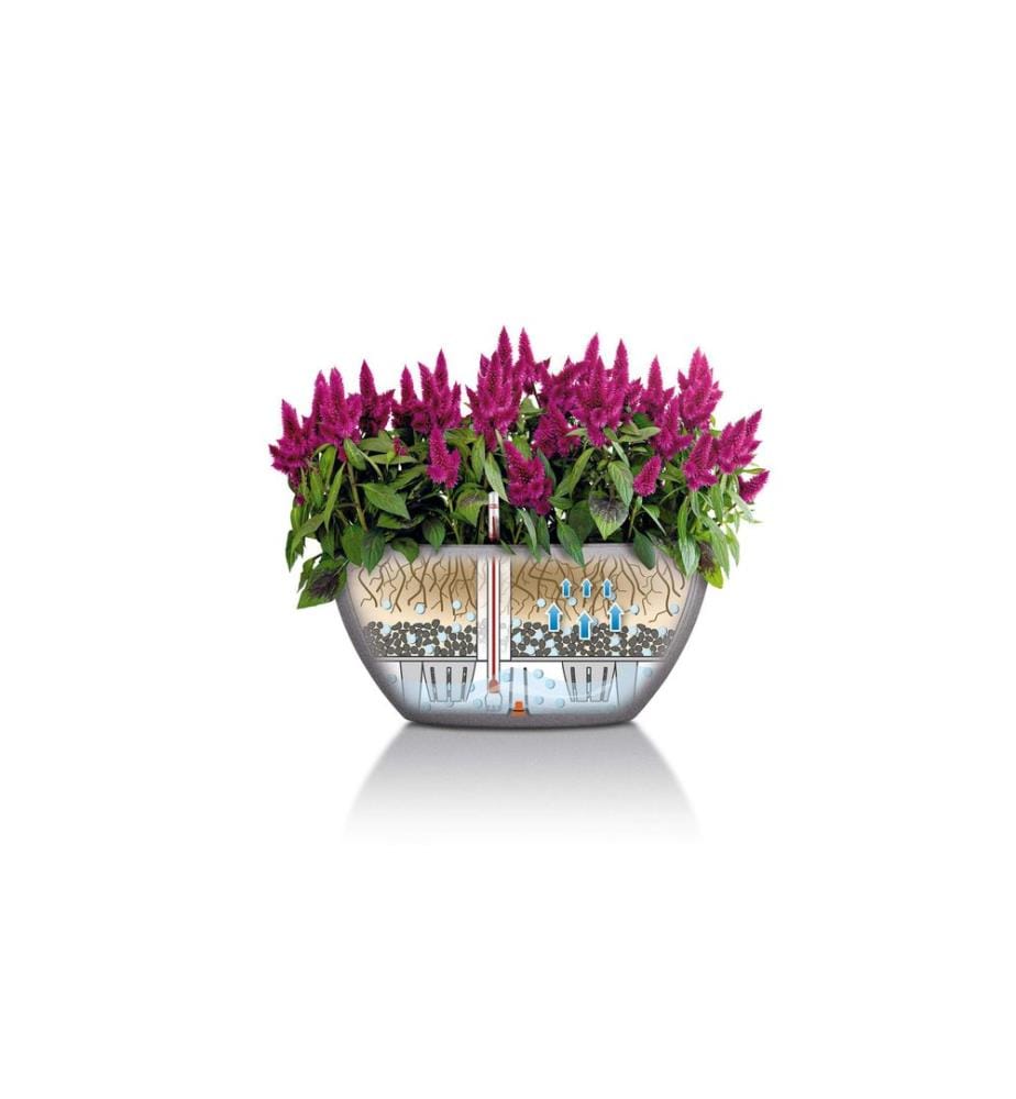 LECHUZA - Blumentopf Cubeto Color 40 Schwarz