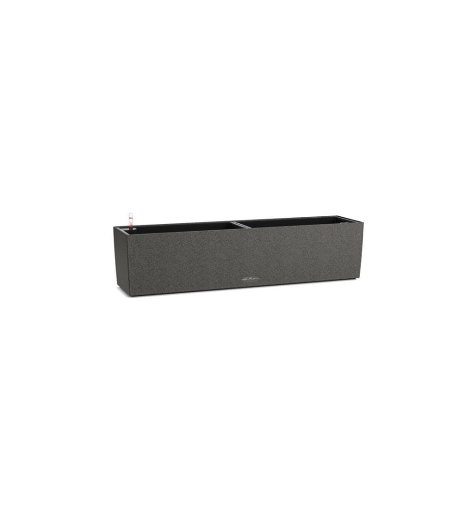 LECHUZA - Pot de fleur BALCONERA Stone 80 Noir