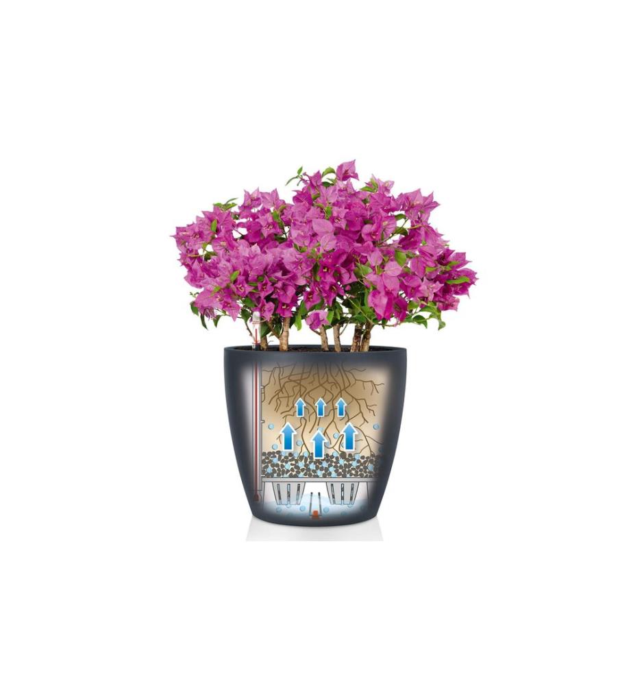 LECHUZA - Pflanzentopf CLASSICO Color 28 Dunkelgrau
