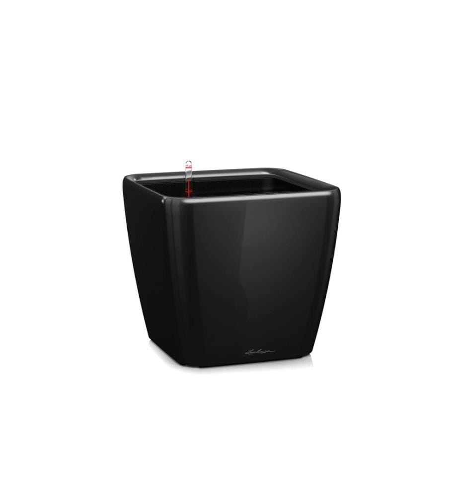 LECHUZA - Pot à fleur Quadro Premium 21 LS Noir