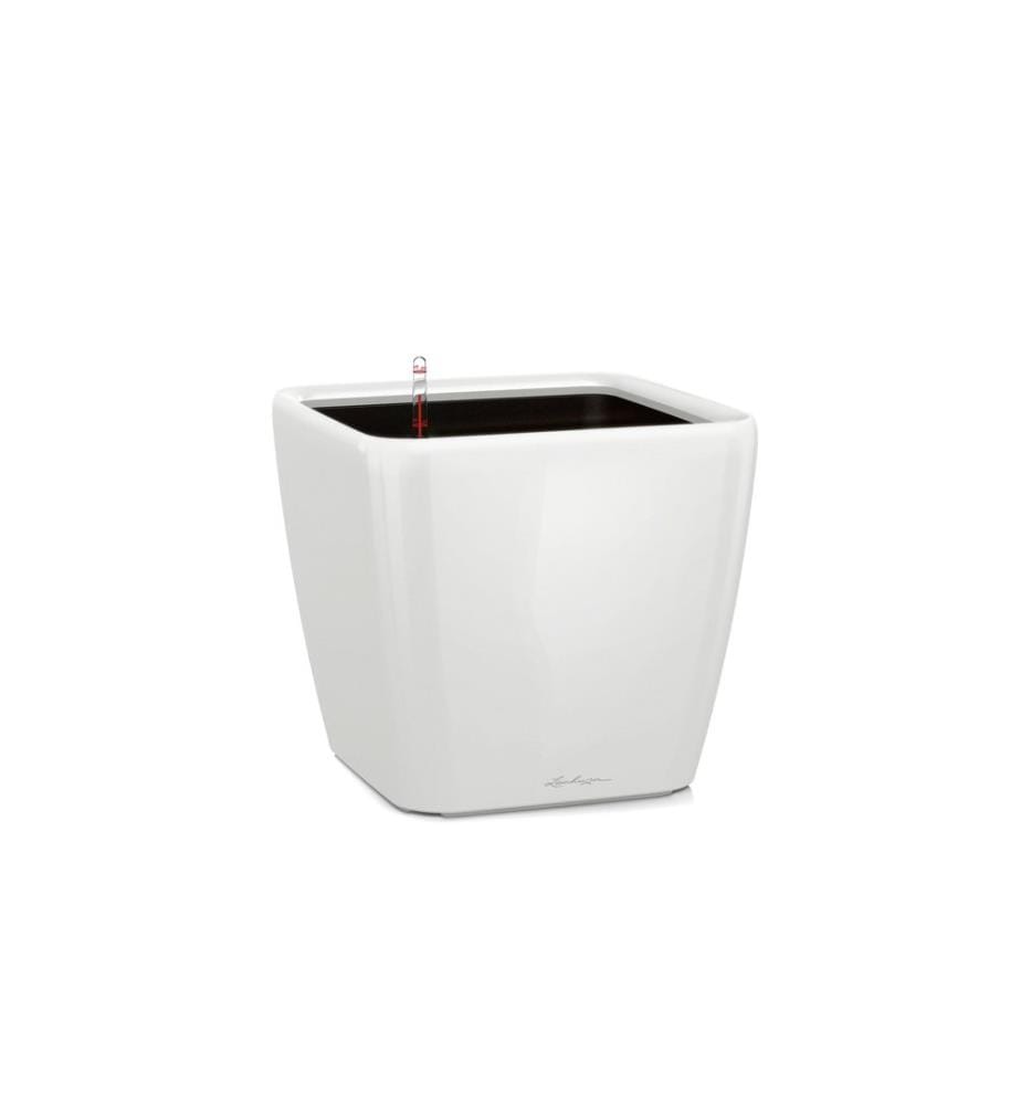 LECHUZA - Pot à fleur Quadro Premium 21 LS Blanc