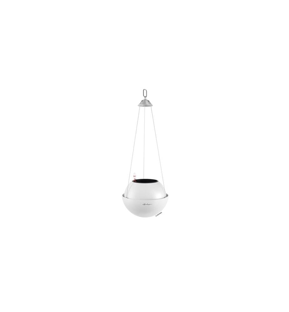 LECHUZA - Blumentopf Bola Color 23, Weiss