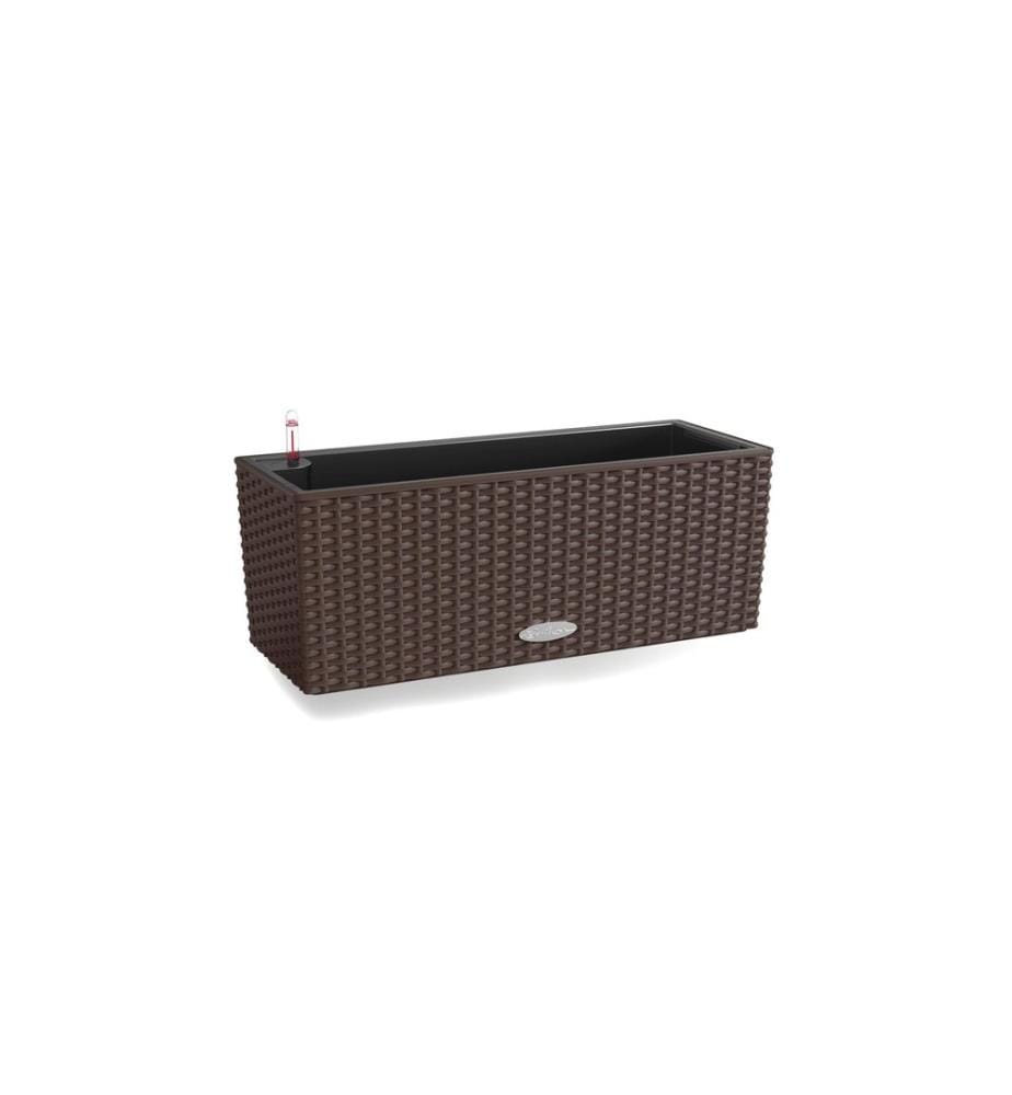 LECHUZA - Pot de fleur Balconera Cottage 50 Marron