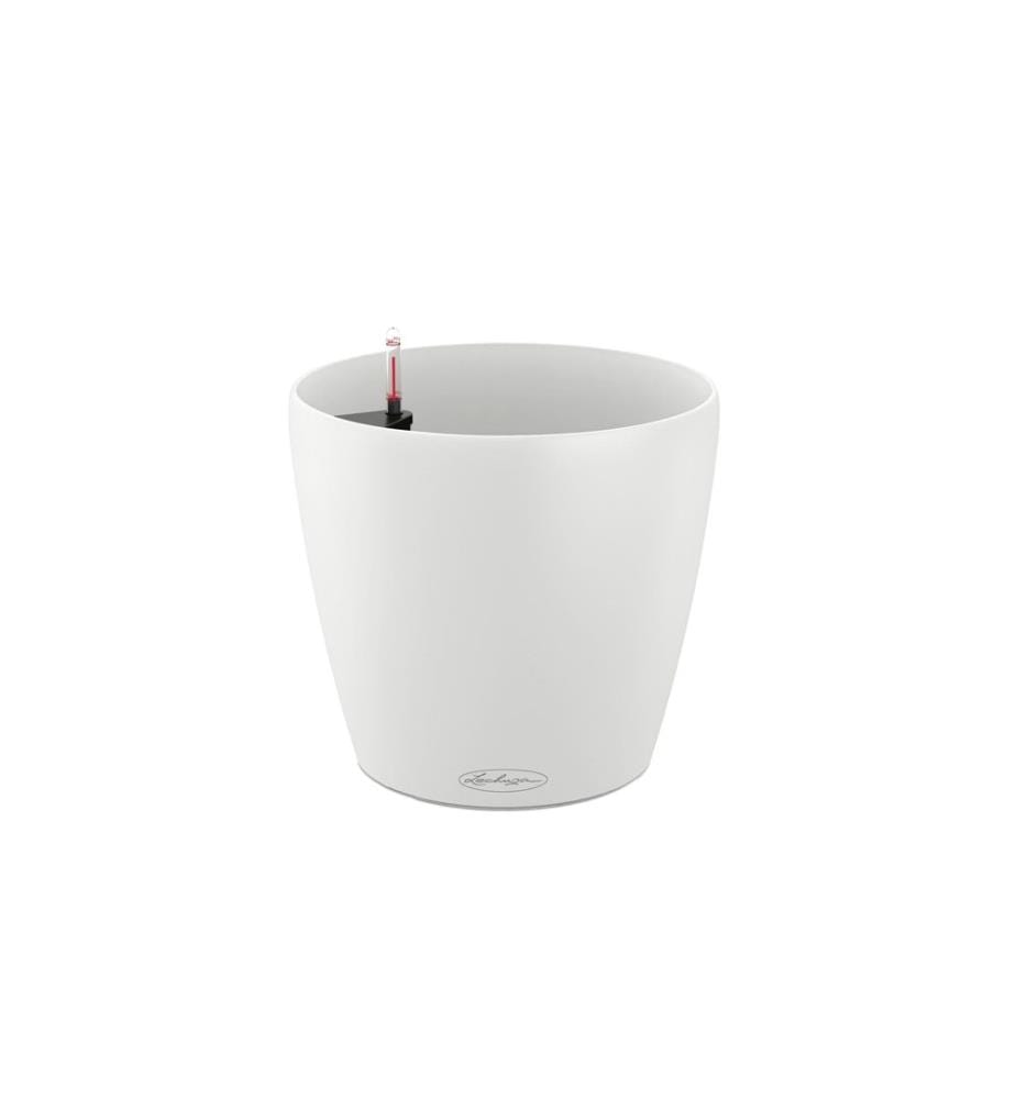 LECHUZA - Blumentopf CLASSICO Color 18 Weiss matt