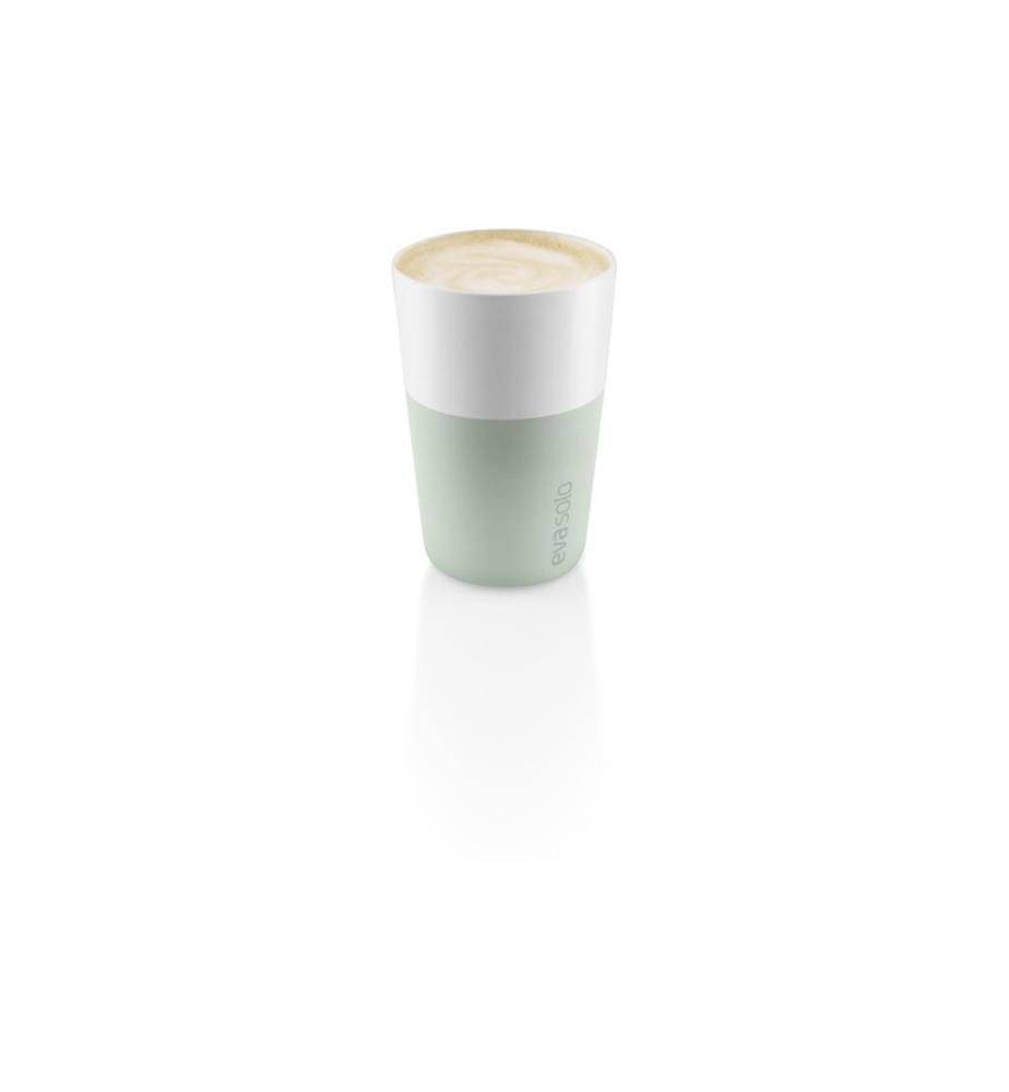 EVA SOLO - Latte Macchiato Becher 360 ml, 2 Stück, Grün/Weiss