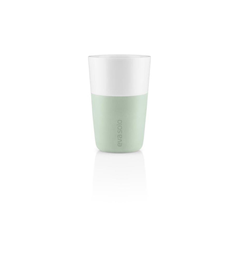 EVA SOLO - Latte Macchiato Becher 360 ml, 2 Stück, Grün/Weiss