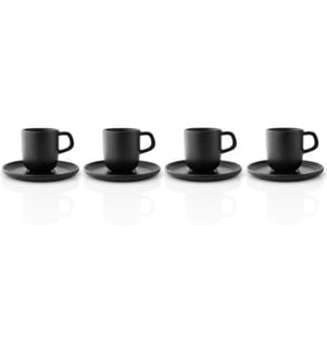 EVA SOLO - Tasse à expresso Nordic Kitchen 65 ml, 4 Pièce/s, Noir