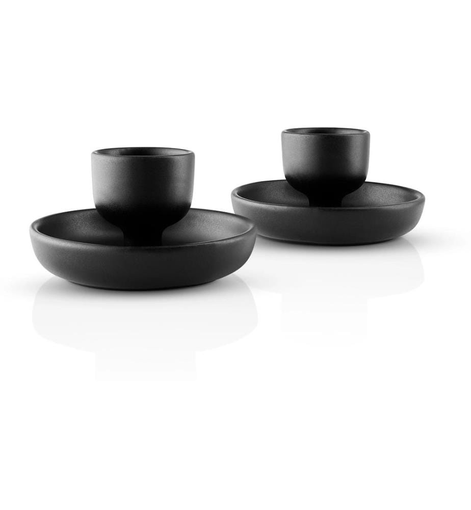 EVA SOLO - Coquetier Cuisine nordique 2 pièces, Noir
