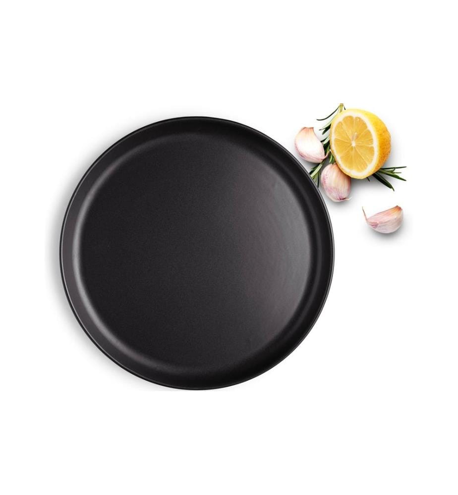 EVA SOLO - Assiette non décorative Nordic Kitchen Ø 25 cm, 4 Pièce/s, Noir